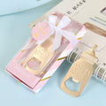 24 Pcs Pink Princess Baby Shower Favors for Girl,Poppins'Bottle Bottle Opener Baby Shower Favor for Guests Girl Baby Shower Souvenirs Party Decoration Goodiebag Supplies (Pink and Gold, 24)
