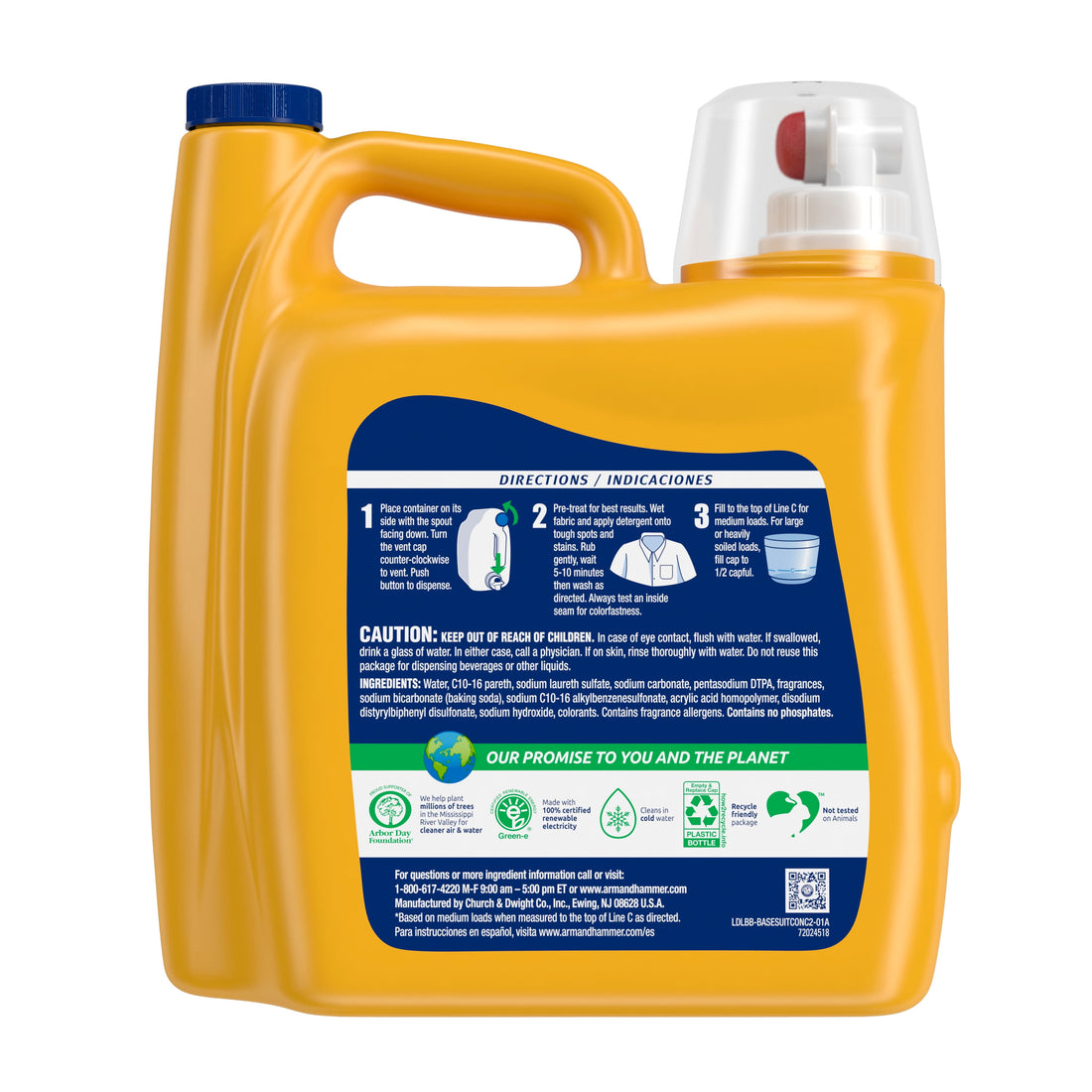 Clean Burst, 140 Loads Liquid Laundry Detergent, 140 Fl Oz