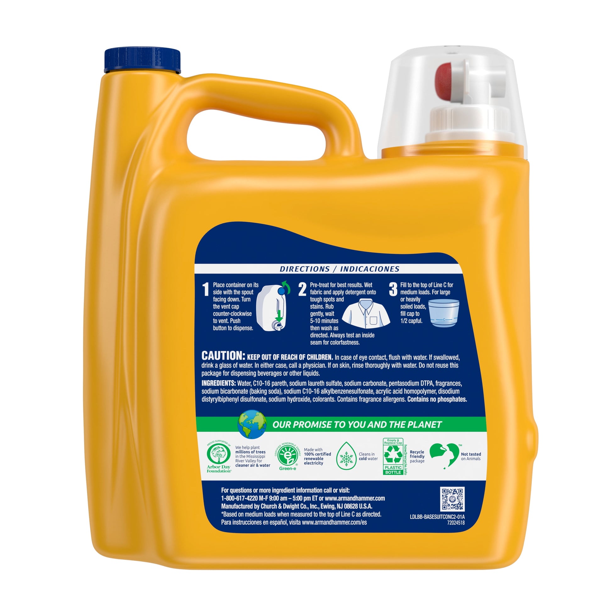 Clean Burst, 140 Loads Liquid Laundry Detergent, 140 Fl Oz