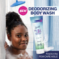 Feminine Wash 24 HR Deodorizing Body Wash for Women, Light & Fresh, 7Oz