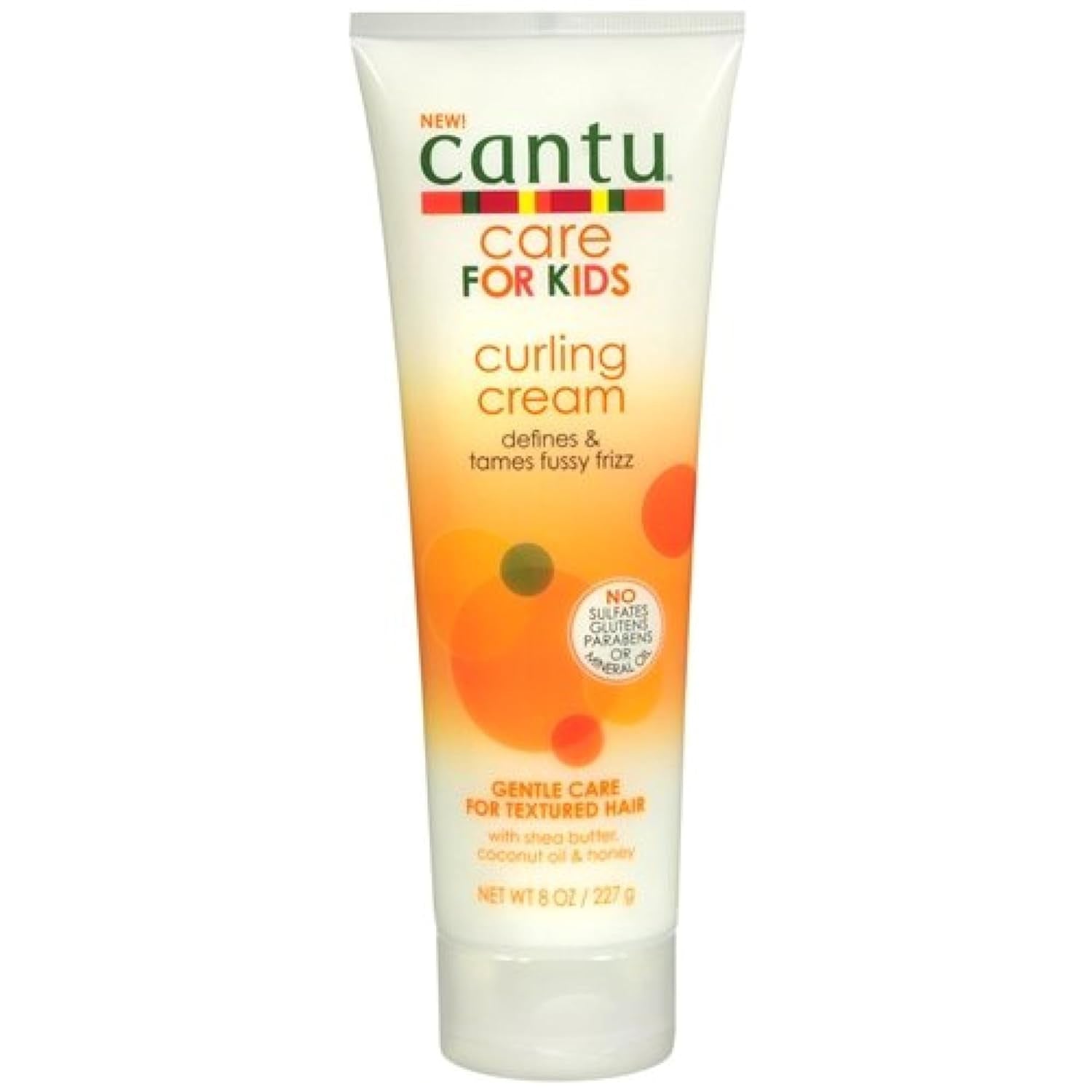 Care for Kids Paraben & Sulfate-Free Curling Cream with Shea Butter, 8 Oz (Pack of 3)