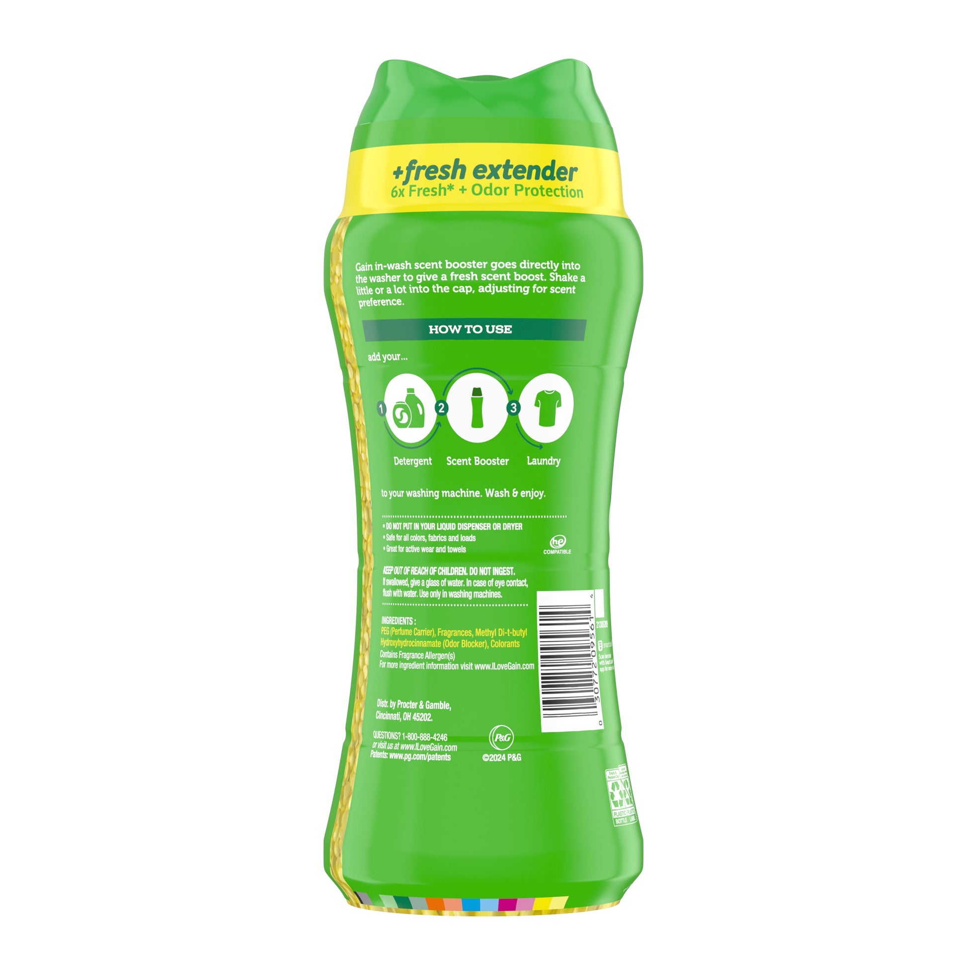 Fireworks In-Wash Scent Booster Laundry Beads, Original Scent, 12.2 Oz