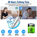 Bluetooth Earpiece,Wireless Handsfree In-Ear with Microphone, 20 Hrs Talking Time 180 Days Standby Time Bluetooth V5.0 Headset for Iphone/Android/Business/Trucker/Driver,White