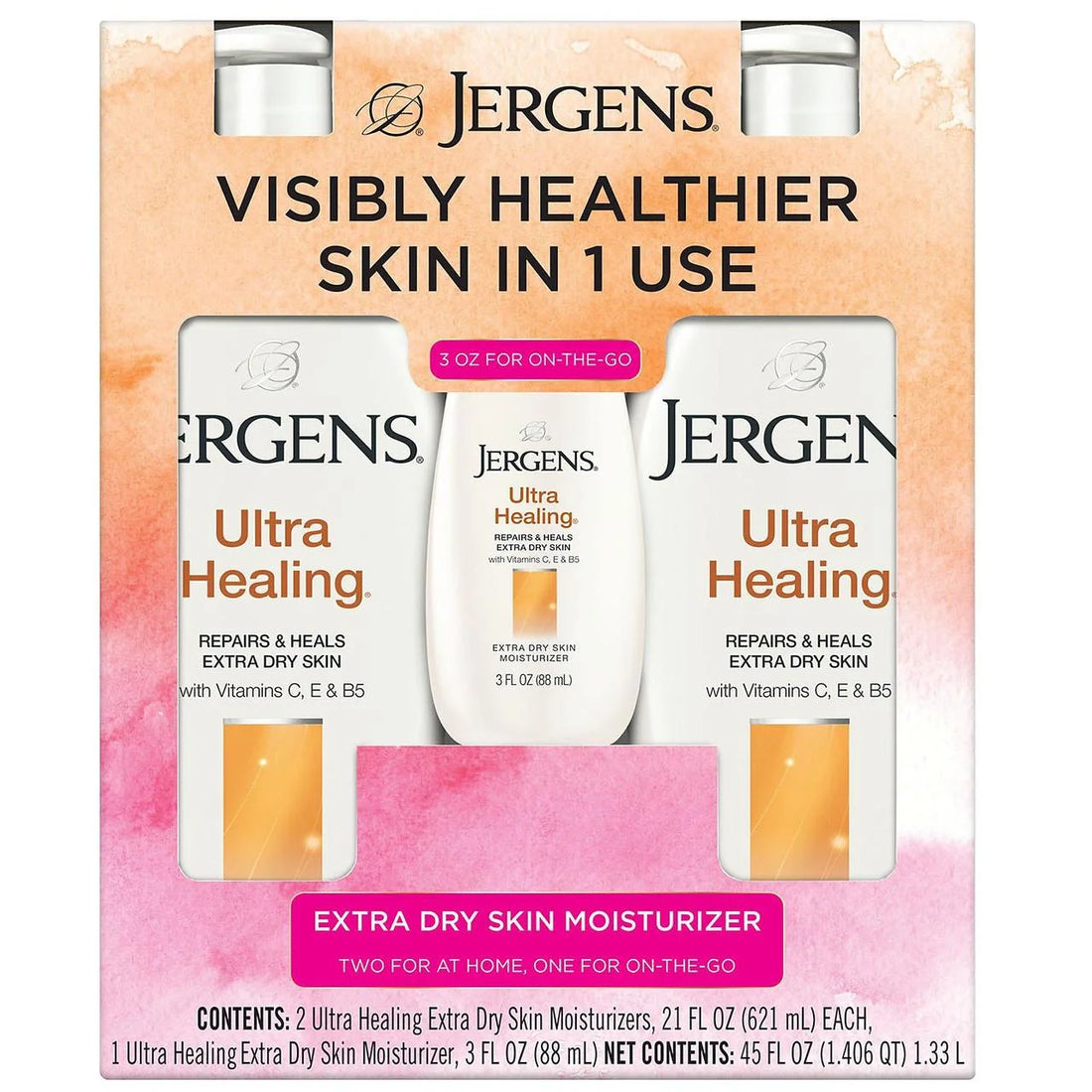 Ultra Healing Extra Dry Skin Moisturizers (2 - 21 Fl. Oz. & 1 - 3 Oz.)