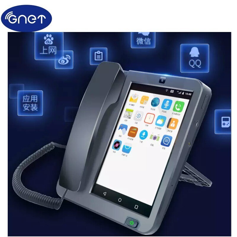 4G LTE Cordless Phone Wireless Phone Smart Desktop Office Phone with SIM Card