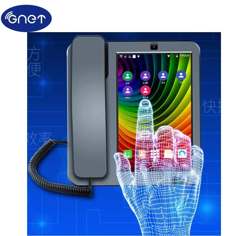 4G LTE Cordless Phone Wireless Phone Smart Desktop Office Phone with SIM Card