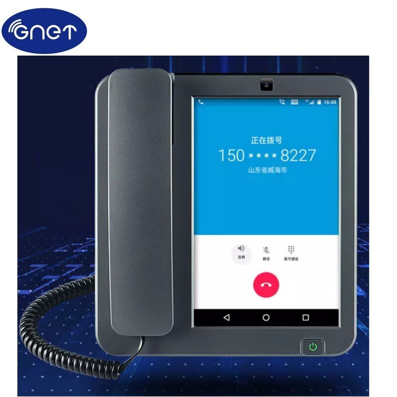 4G LTE Cordless Phone Wireless Phone Smart Desktop Office Phone with SIM Card